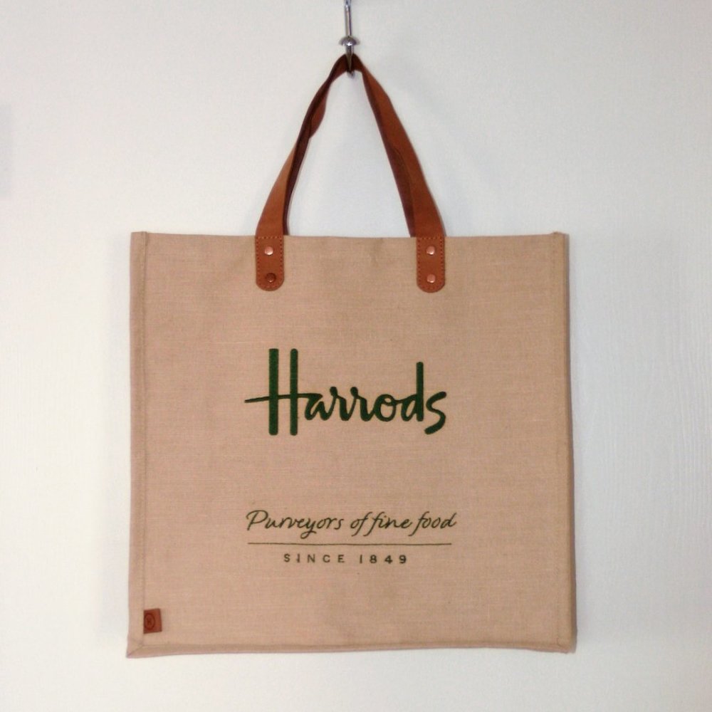 Harrods London shopper bag British souvenir